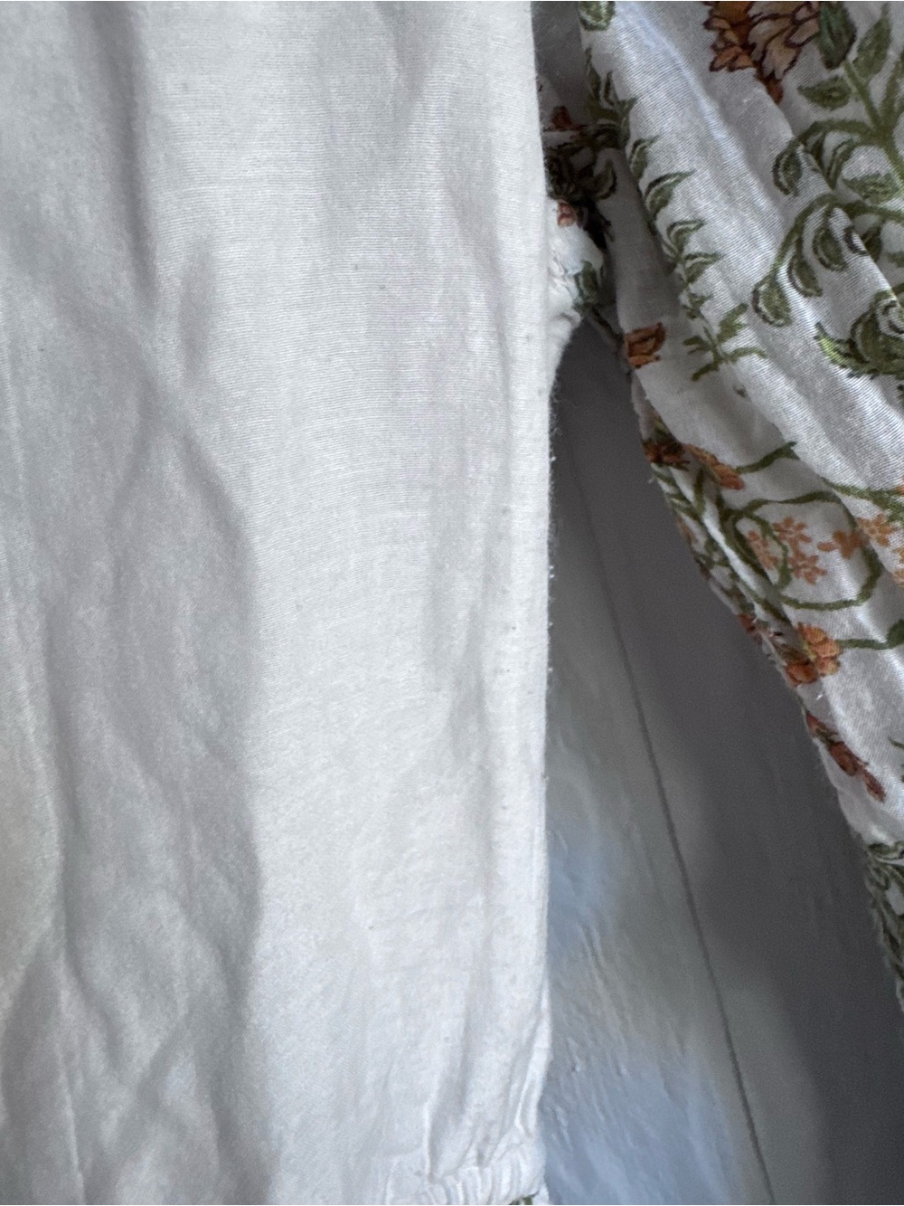 Anthropologie Eleanora Buttondown Shirtdress Silk Blend Botanical Motif Sz: L - Picture 7 of 15